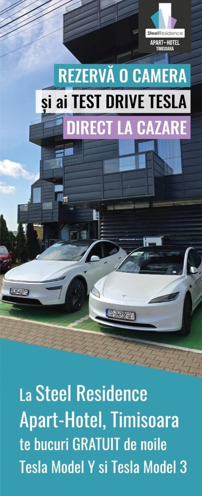 Apartments Steel Residence- Tesla Drive Experience Timişoara Exterior foto